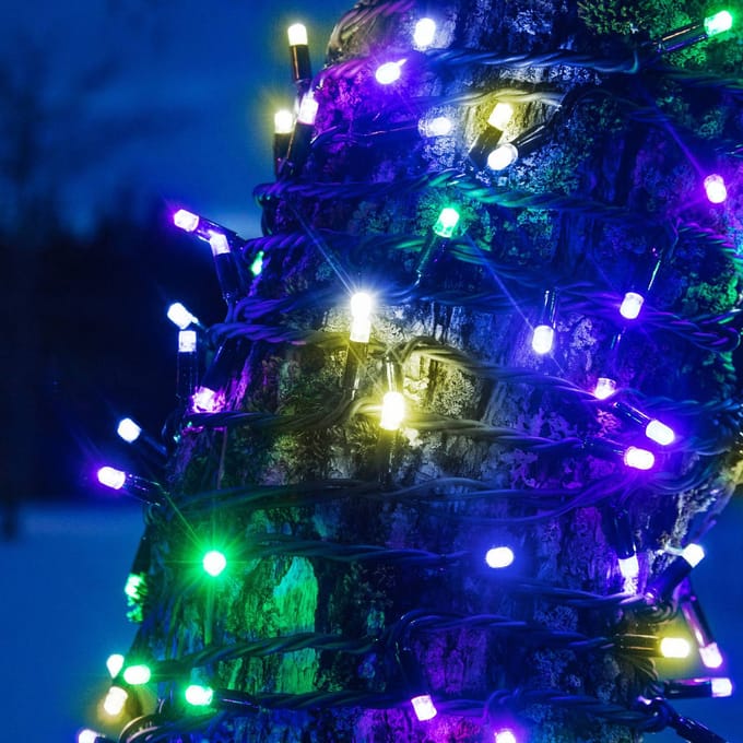 Markslöjd Lichtketting Chrissline Extra 50 LED's, meerkleurig