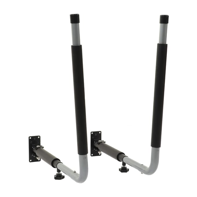 Kajak Opbergrekken Heavy Duty Garage Opberghaak Wandmontage Uitschuifbare Lengte Surfboards Fiets black