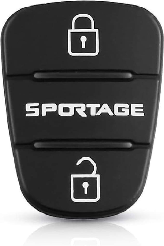XEOD Autosleutelbehuizing - sleutelbehuizing auto - sleutel - Autosleutel / Geschikt voor: Kia Sportage 3 knops