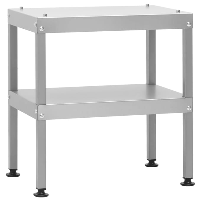 vidaXL - Tafel - voor - rookoven - 40x28x44,5 - cm - gegalvaniseerd - staal