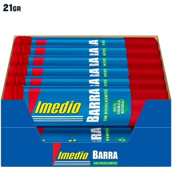 Doos met 12 lijmstiften 21 gram Imedio