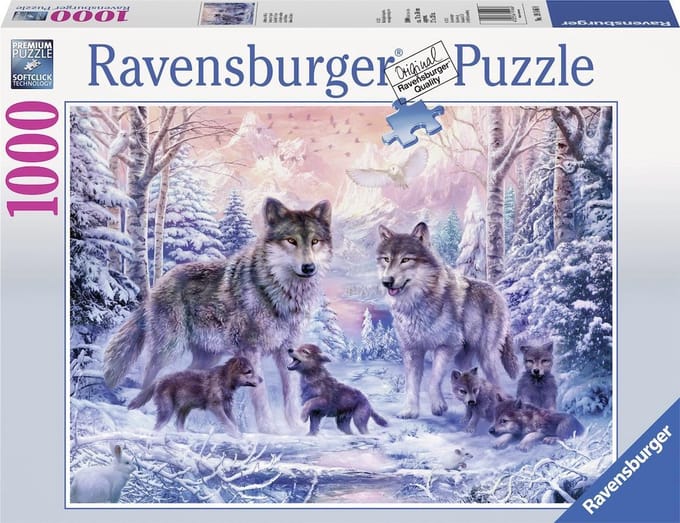 Ravensburger puzzel Arctische wolven - Legpuzzel - 1000 stukjes