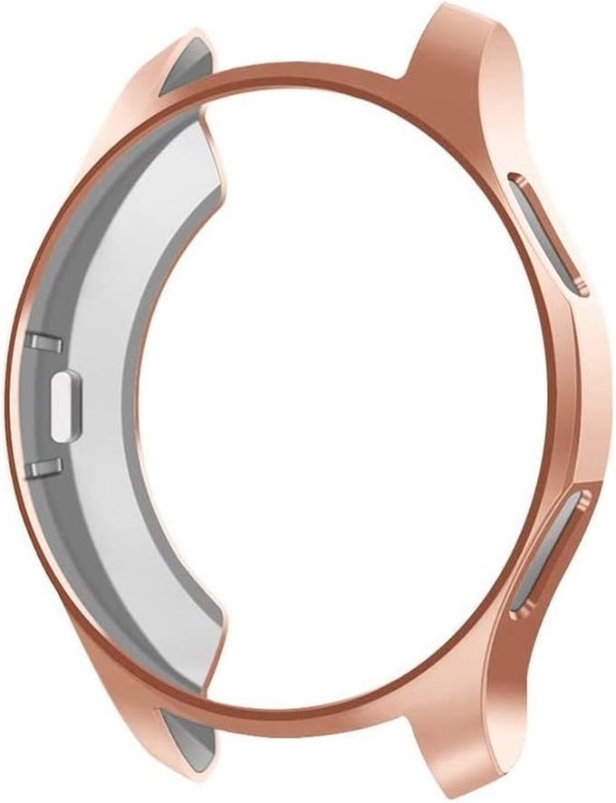 DrPhone ARB2 TPU Ultradunne Case - Bumper – Flexibel - Android Galaxy Watch 4 Classic 42mm – Rosegold
