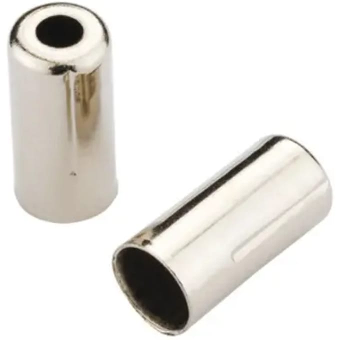 Adereindhulzen Jagwire 5mm crimp-brass 1000pcs-Chrome