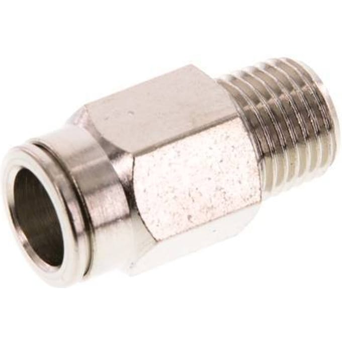 10mm x R1/4'' Messing Insteekfitting Buitendraad FKM [2 Stuks]