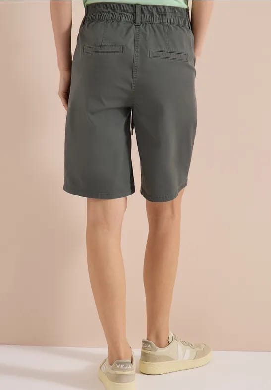 Mid Waist straight legs short in casual pasvorm