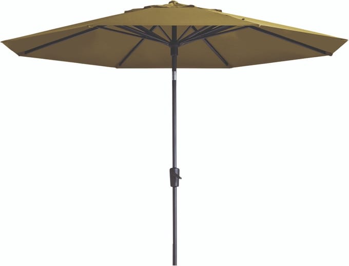 Madison Parasol Paros II Luxe Sage Green Ø 300 cm