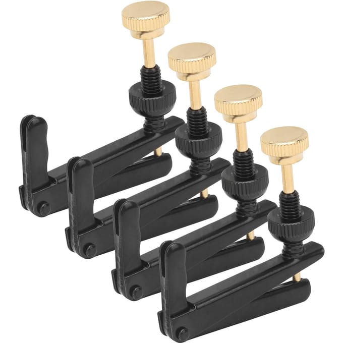 4 stuks viool fijnstemmers 3 4‑4 4 cello onderdelen snaar gereedschap vervanging instrument accessoires zwart zwart