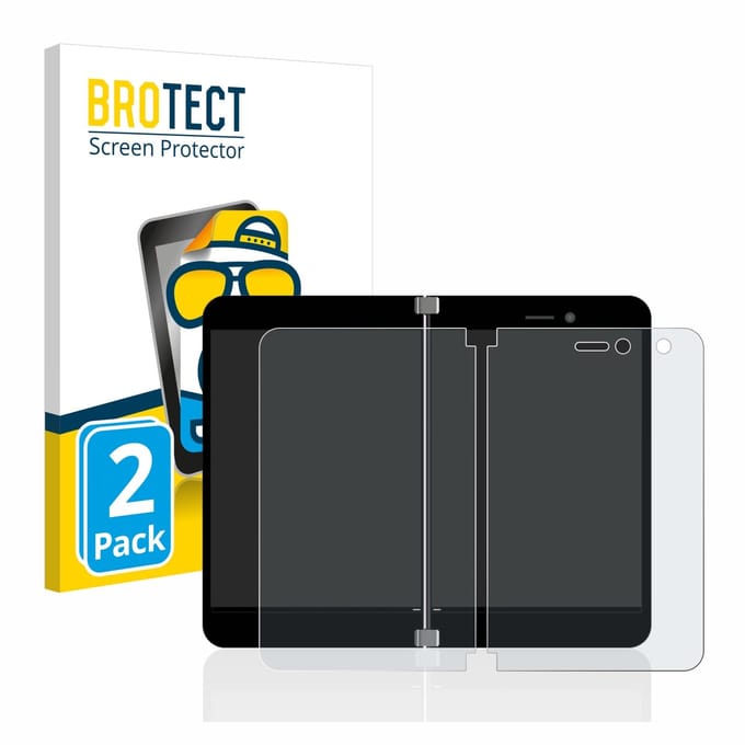 BROTECT - Screenprotector voor Microsoft Surface Duo - Folie Beschermfolie matte 2 Stuks