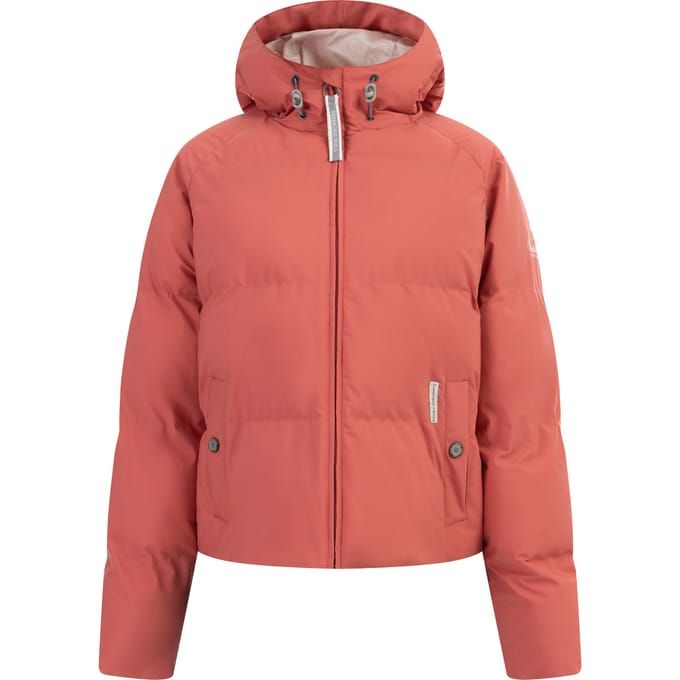 Schmuddelwedda Gewatteerd winterjack Dames Poeder rood