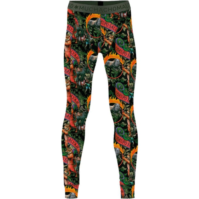 Muchachomalo Heren 1-pack long john circus animals