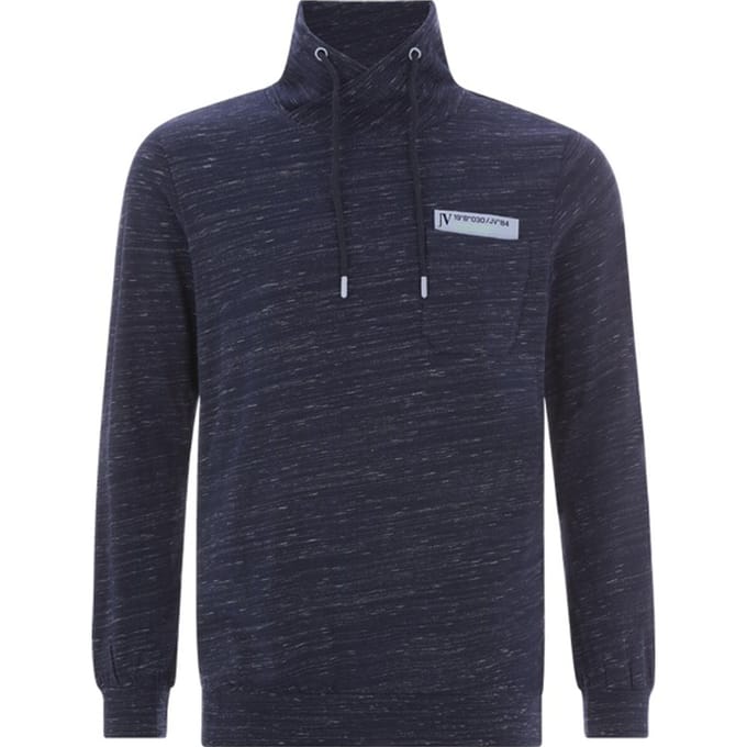 Jan Vanderstorm herren Sweatshirt - 56/58 - donkerblauw - Plus Size