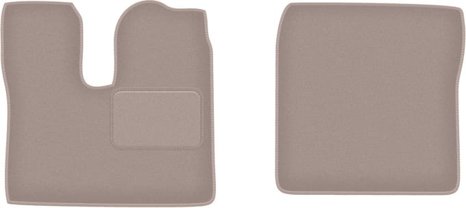 Beige veloursmatten voor: MAN TGX vrachtwagen (2017-)