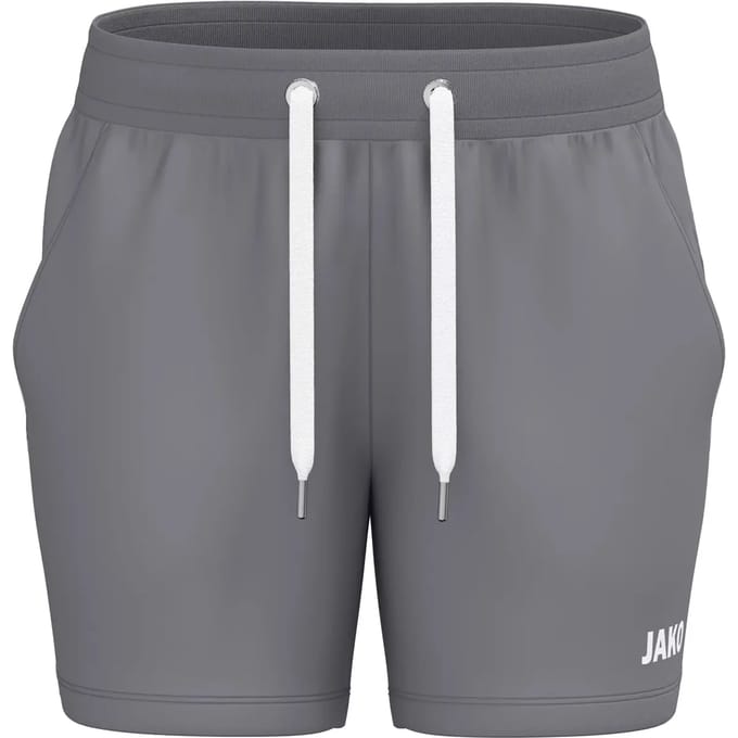 JAKO Joggingshort One Cotton damesmaten grijs 8501d-825