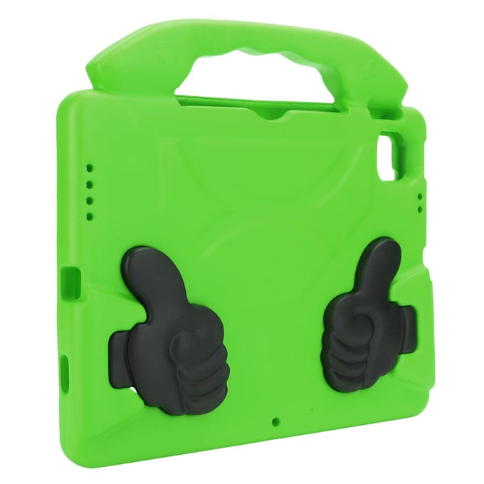 Schokbestendige tablethoes, stevige behuizing, robuuste EVA-achterkant, computerbescherming, groen groen