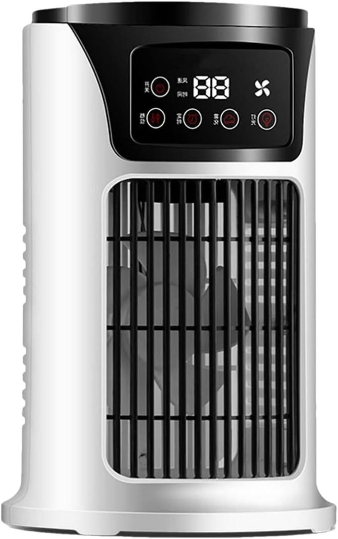 Draagbare Airco - Persoonlijke Koeler - Directe Verkoeling - Energiebesparend - 19.5 cm - Wit