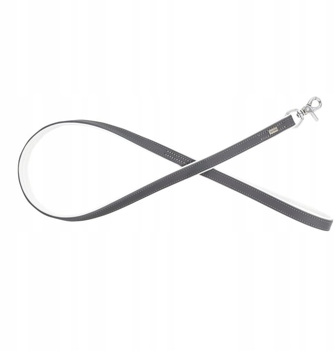 Barry King Leren Hondensnoer 1m/20mm Grijs - Elegant & Duurzaam