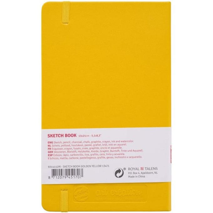 Talens Art Creation Schetsboek Goudgeel 13 x 21 cm 140 g 80 Vellen