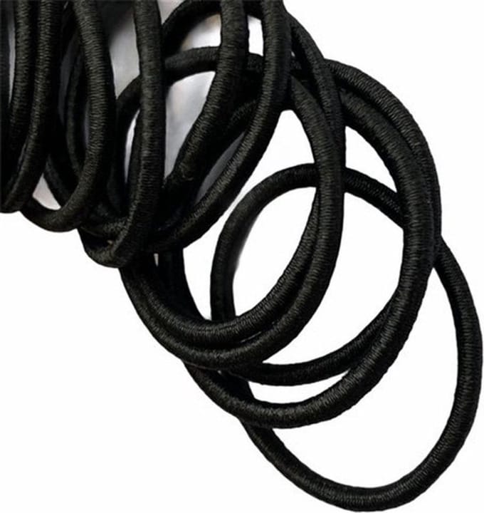 *** Mini Haarelastiekjes voor Kinderen - Elastieken - Staart - Zwart - van Heble® ***