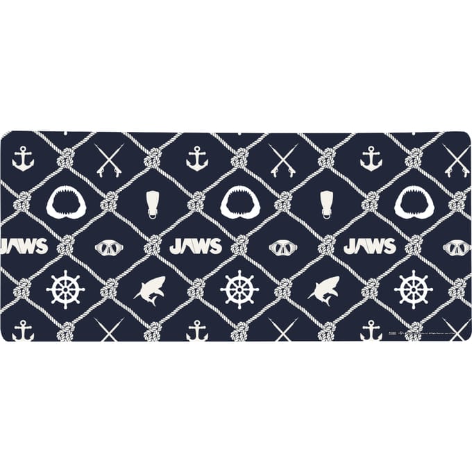 Jaws Icons Gaming Mouse Mat - Large