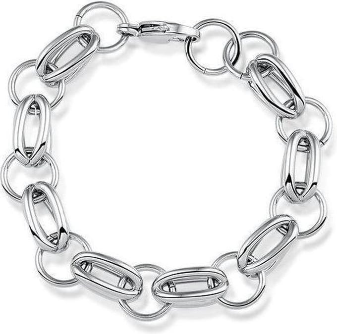 Montebello Armband Chela - 316L Staal - Ovaal - 20cm