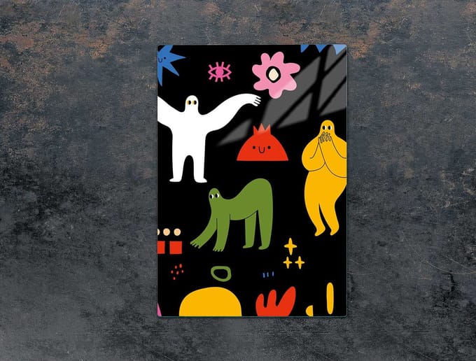 TMK ArtDeko Serie - Glas Snijplank - 35x52 cm - Bajka - Veilig en Functioneel