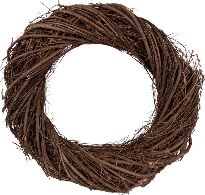 Clayre & Eef Krans Ø 40 cm Bruin Hout