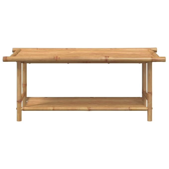 vidaXL - Salontafel - 110x55x45 - cm - bamboe