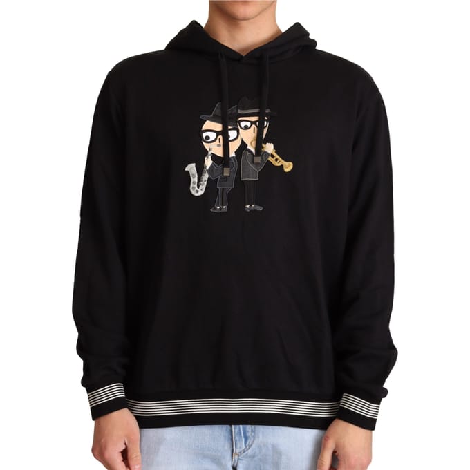 Muzikant Print Hoodie Tsh6398