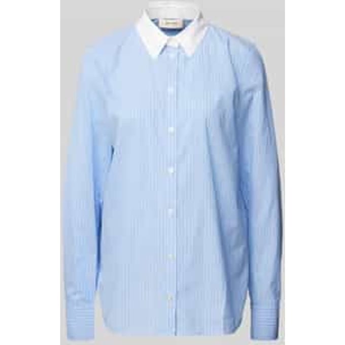 Regular fit overhemdblouse met overhemdkraag, model 'TAYLA'