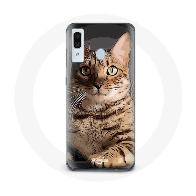 Case voor Samsung Galaxy A30 Bengaalse kattenras