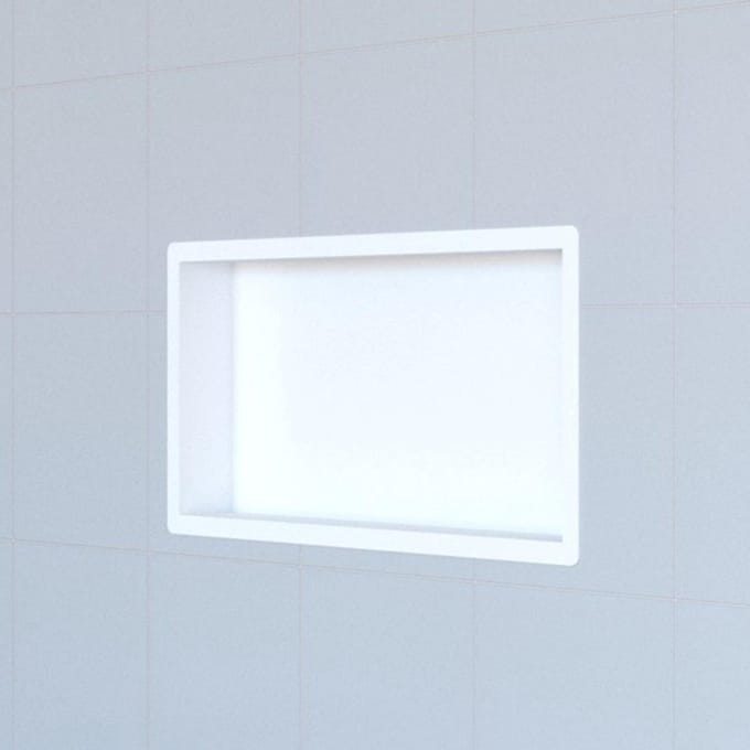 FugaFlow Eccelente Acces Inbouwnis - 30x60x7cm - met flens - wit mat