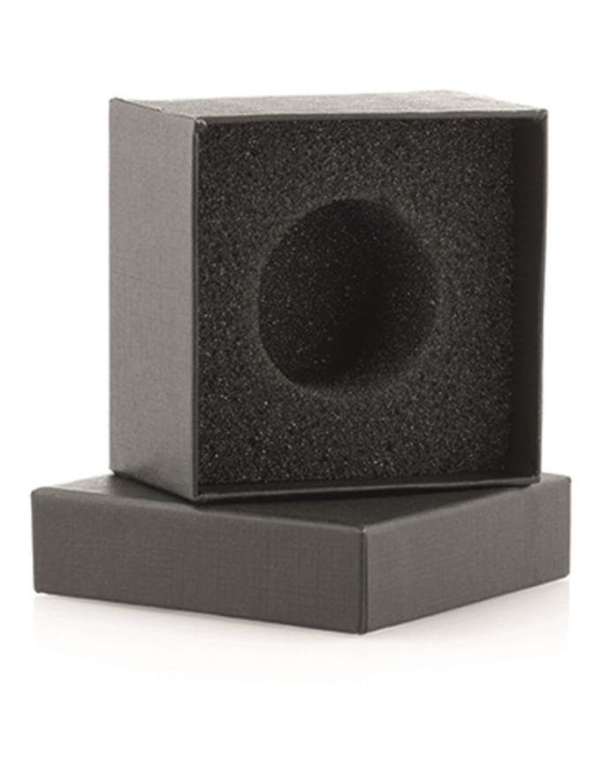 Verpakkingsdoosje zwart 75x75 mm