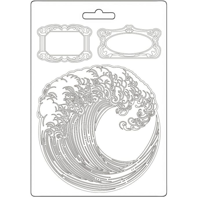 Zachte modelleervorm A5 "Silent Sea - Wave"