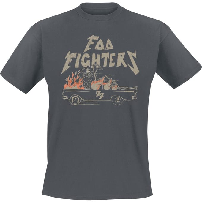 Foo Fighters T-shirt - Joyride - S tot 3XL - voor Mannen - charcoal