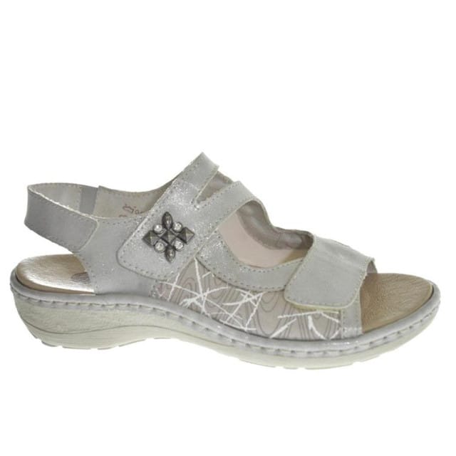 Remonte D7647-40 Dames Sandalen - Zilver - 41