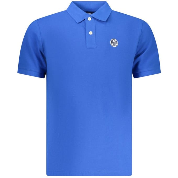 North Sails Blauwe Katoenen Heren Polo Shirt