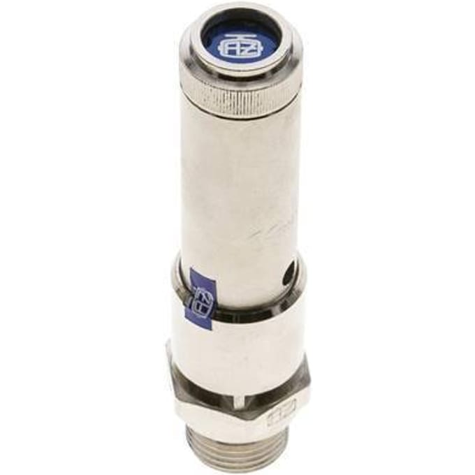 G 1/2'' vernikkeldMessing Vooringesteld Overdrukventiel 9 Bar DN 10 - SFL-BN-10-9-012