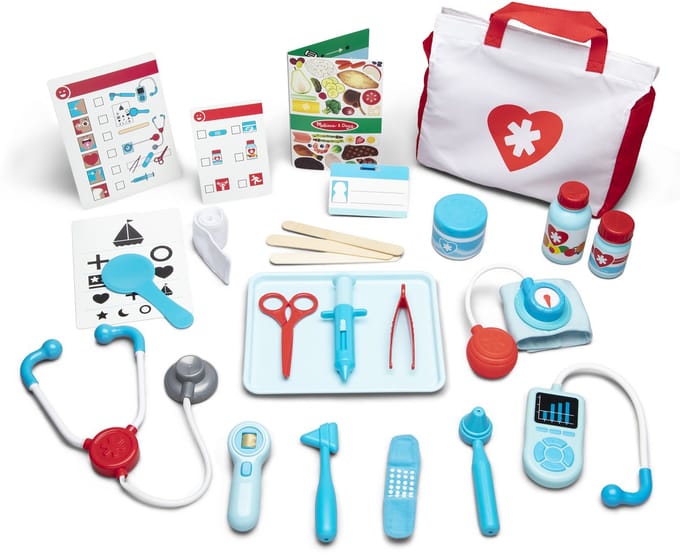 Melissa & Doug - Dokter speelset - 25-delig - Inclusief opbergtas