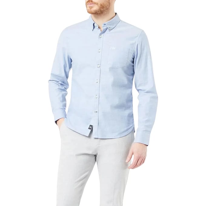 Overhemd Button Down Paper Oxford Delft (29599-0001 - 1139)