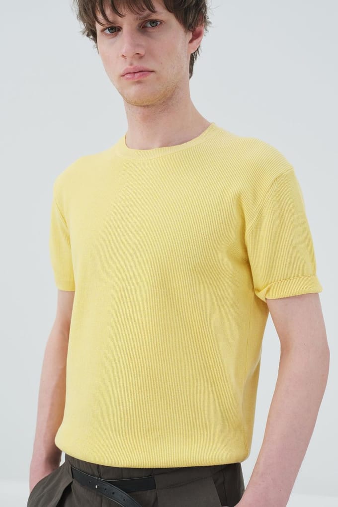 Heren Katoenen Rundhals T-Shirt