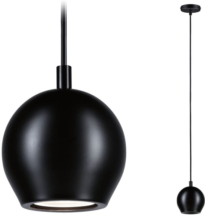 LED-hanglamp Shima GU10 max. 10W Zwart mat