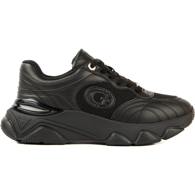 Guess Morriz dames sneaker - Zwart zwart - Maat 40
