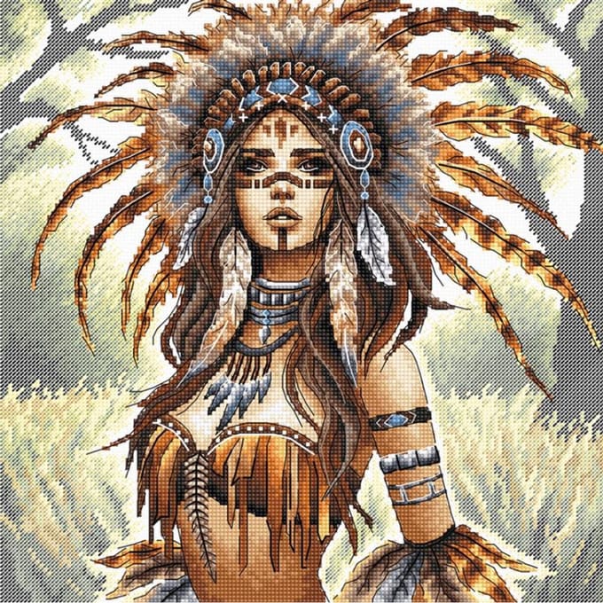 Borduurpakket AVA Stitch - The Crowned Warrior - De gekroonde Krijger - 046