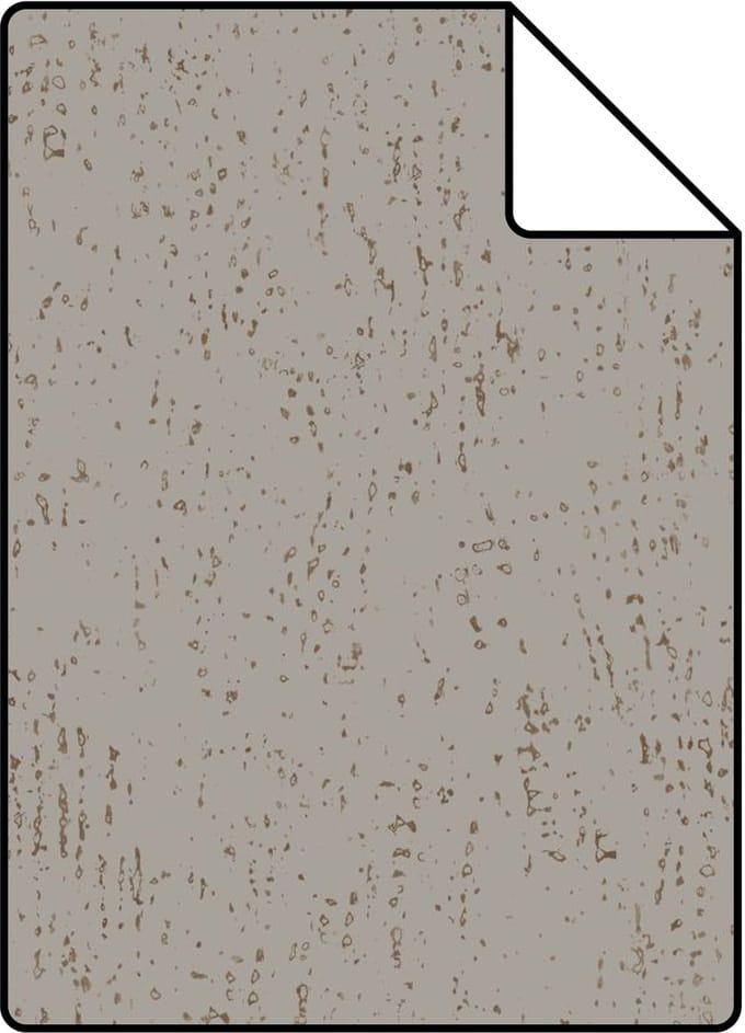 Proefstaal Origin Wallcoverings behang metaal-look taupe - 26,5 x 21 cm - 347614-S