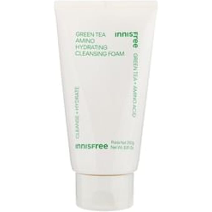 innisfree - Green Tea Amino Hydrating Cleansing Foam Jumbo 250g