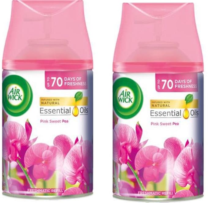 Air Wick - Navulling - Pink Sweet Pea - 2 x 250 ml