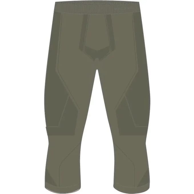 FALKE Warm 3/4 sneldrogend functioneel materiaal functioneel ondergoed heren groen - maat S