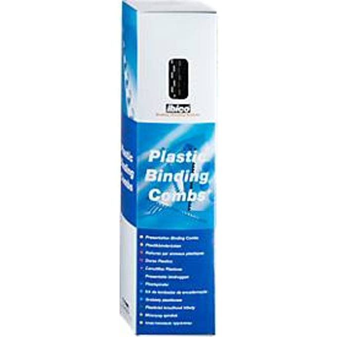 GBC Combbind bindruggen zwart - a4 - 8 mm - 100 stuks
