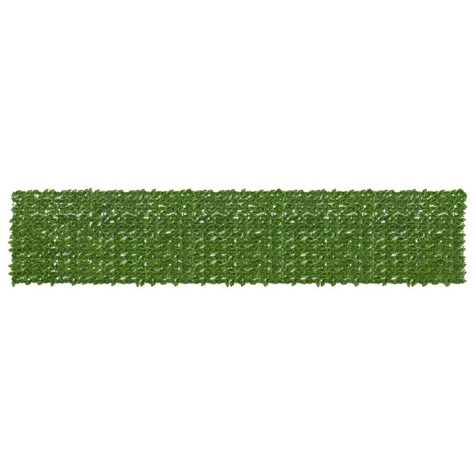 vidaXL - Balkonscherm - met - bladeren - Groen - en - Geel - 500 - x - 100 - cm